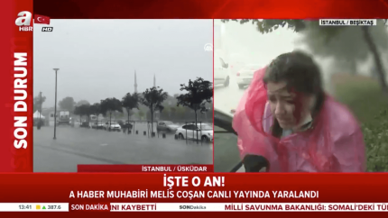 A Haber muhabiri canlı yayında yaralandı