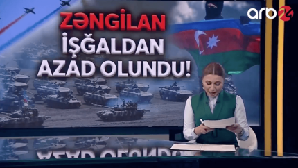 Zengilan'ın işgalden kurtuluş haberini gözyaşlarıyla verdi