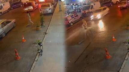 İzmir'de feci kaza! Vicdansız sürücü olay yerinden hızla kaçtı...
