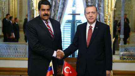 Venezuela'dan Türk bayraklı teşekkür!