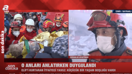 Kahraman itfaiyeci: Elif'i görünce çıldırdık!