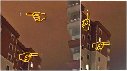 İstanbul'un üzerinden 2 UFO geçti