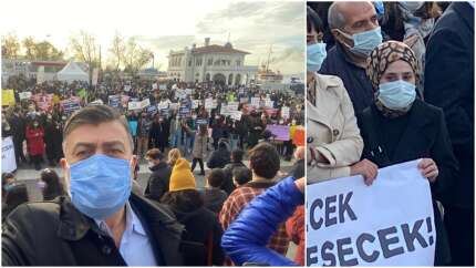 Kadıköy'de Boğaziçi eylemi!