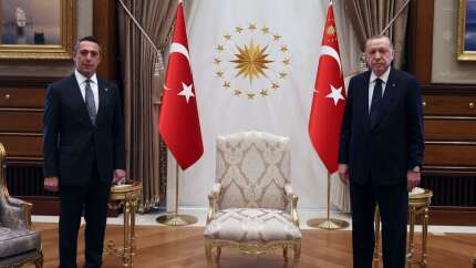 Cumhurbaşkanı Recep Tayyip Erdoğan, Ali Koç'u kabul etti