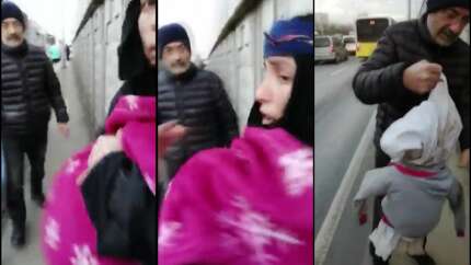 Dilencinin 'kundak' foyası ortaya çıktı
