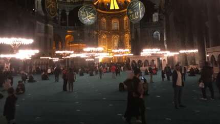 Ayasofya'da 87 yıl sonra ilk Beraat Kandili