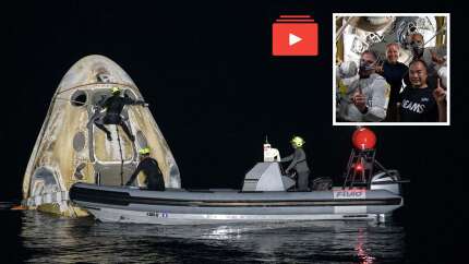 Crew-1 görevini tamamlayan NASA ve SpaceX astronotları Dünya'ya döndü