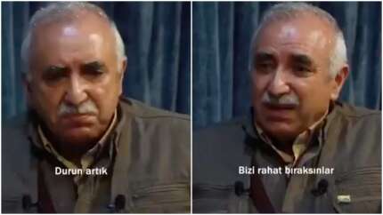 Terörist Karayılan bu kez kamera önünde ağladı: Durun artık. Bizi rahat bırakın