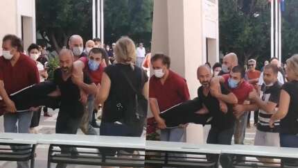 Mersin'de YKS'ye girecek engelli genci sınava kucaklarında böyle yetiştirdiler