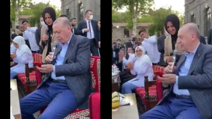 Cumhurbaşkanı Erdoğan'dan Gönül Dağı türküsü