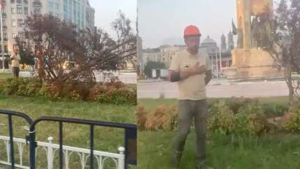 İBB'den Taksim'de güpegündüz büyük rezalet
