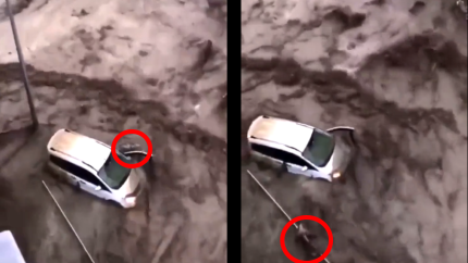 Kastamonu'daki selin en korkunç görüntüsü! Aracında sele yakalandı, göz göre göre kayboldu