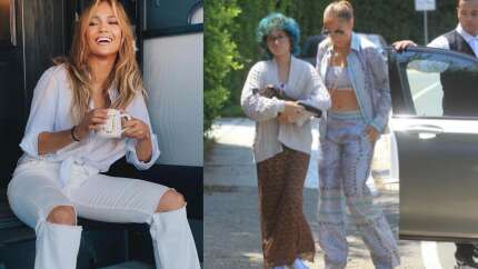 Jennifer Lopez'in kızı Emme tarzıyla sosyal medyada alay konusu oldu