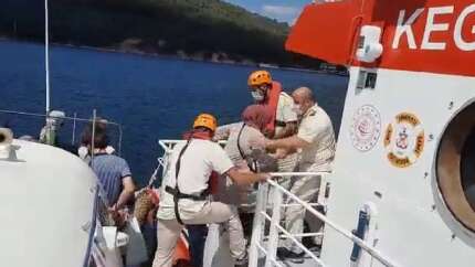 Heybeliada’da vatandaşların tahliye anı kamerada!