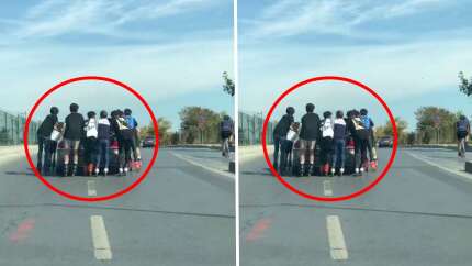 İstanbul trafiğinde 'pes' dedirten anlar! Patenli gençler dehşet saçtı...