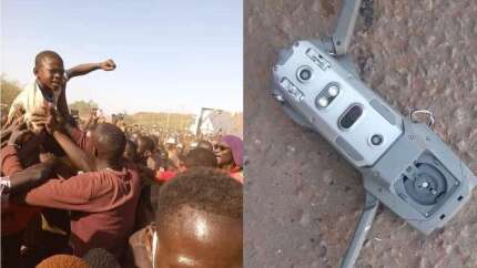 Fransız İHA’sını sapanla vurarak düşüren Afrikalı çocuk kahraman oldu!