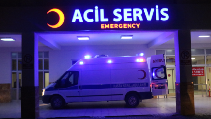 Hurda aracından düşen oksijen tüpü patladı!