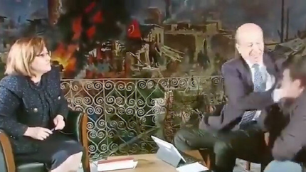 İHA kameramanına tokat atan Habertürk yazarı Muharrem Sarıkaya'dan özür