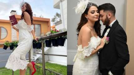 İlk bebeğine hamile olan Ece Ronay nikah yaptı! Sevgilisi Mehmet Bilir ile evlendi
