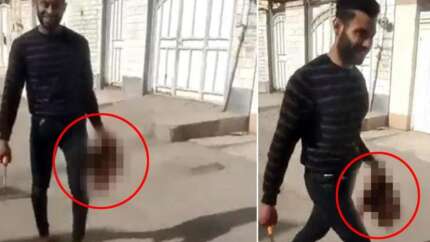 Kan donduran vahşet: Eşinin kafasını kesip, sırıtarak sokakta yürüdü! O anları bir de sosyal medyada paylaştı!