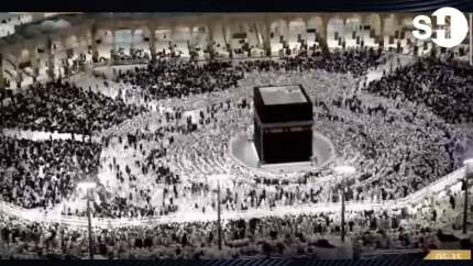 Kabe'de milyonlarca Müslümanın bayram namazı coşkusu
