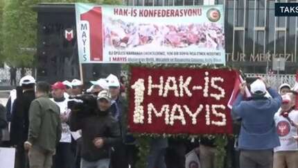 Taksim'de 1 Mayıs hareketliliği: Sendikalar küçük gruplar halinde geldi