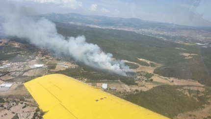 İzmir'de orman yangını! Havadan ve karadan müdahale ediliyor