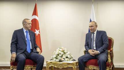 Cumhurbaşkanı Recep Tayyip Erdoğan, Rusya Devlet Başkanı Vladimir Putin ile görüştü