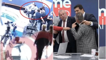 Cemal Enginyurt'un korumasının Latif Şimşek'i darp ettiği görüntüler ortaya çıktı!