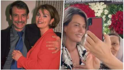 Eski eşi Açelya Akkoyun ile selfie çekti! Civan Canova'nın cenaze töreninde tepki çeken hareket