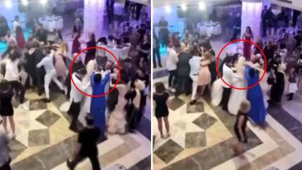 Düğünde gelini darp ettiler! İstek parça çalınmayınca erkek ve kız tarafı birbirine girdi!