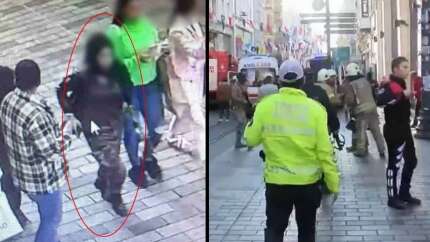 İstiklal Caddesi'ndeki mobese kameralarına takılan şüpheli kadın