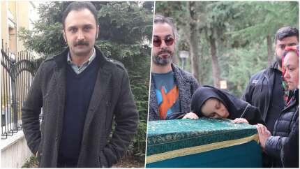 Amasya'daki kazada hayatını kaybeden tiyatro organizatörü Özgür Karataş gözyaşları içinde toprağa verildi