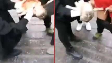 Çin'de hamile bir kadın hastaneye alınmayınca ayakta doğurdu