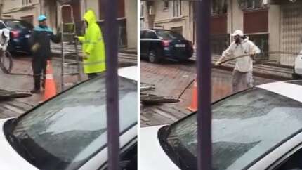 'Bakım yapıyoruz' diyerek internet kablolarını çaldılar!