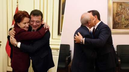 İmamoğlu ve Kılıçdaroğlu CHP Grup Toplantısı öncesi bir araya geldi! Dikkat çeken 'kucaklaşma' detayı!
