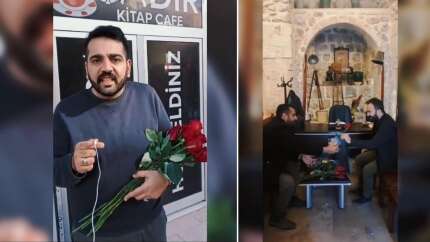 Mardinli gençlerden İsveç'teki skandala en anlamlı tepki! Kiliselerde gül dağıttılar...