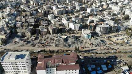 Adıyaman'da depremin yıkımı havadan görüntülendi, taş üstünde taş kalmadı