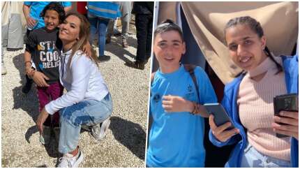 Murat Boz'a da çağrıda bulundu! Demet Akalın, Hatay'daki çadır kenti ziyarete gitti