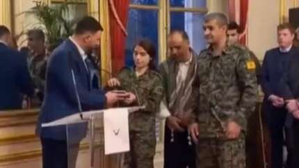 YPG'lilere madalya skandalı! Fransız Büyükelçi Dışişleri Bakanlığı'na çağrıldı