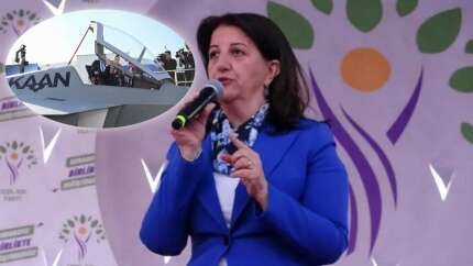 Milli Muharip Uçağı KAAN, Pervin Buldan'ı rahatsız etti! "Bombalar yağacak diyor"