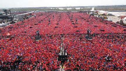 İstanbul'da tarihi kalabalık! Cumhurbaşkanı Erdoğan: 1 milyon 700 bin katılım!