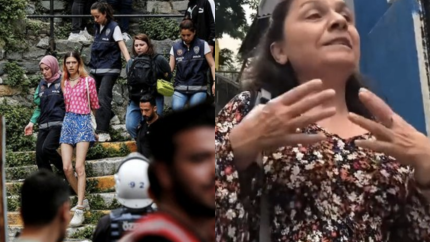 LGBT yürüyüşüne dur diyen Türk polisine HDP'li Özgül Saki'den alçak hakaret! "İşgalci kuvvet..."
