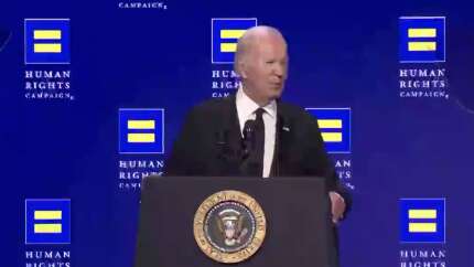 ABD Başkanı Joe Biden'a Gazze protestosu!