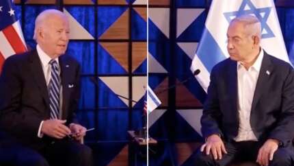 Biden'dan İsrail'in hastane katliamına skandal destek: Karşı taraf yapmış gibi...