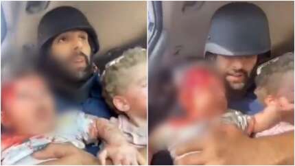 İsrail'in zulmü bitmiyor! Bombaların yağdığı Gazze'de enkaz altında kalan iki bebek bakın nasıl hayata tutundu... Görüntüler yürekleri sızlattı
