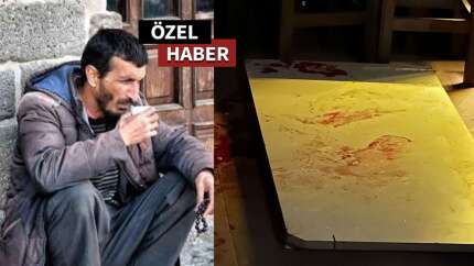 Katilin ayak izi namaz tahtasında!