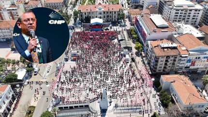DEM'lenen CHP'nin son hali... Özgür Özel memleketinde bile miting alanını dolduramadı!