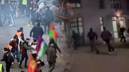 Dışişleri Bakanlığı'ndan PKK yandaşlarının Başkonsolosluğa saldırısına tepki: Örgüt destekçilerine izin vermeyin!