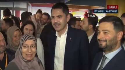 Cumhur İttifakı'nın İBB Başkan adayı Murat Kurum, Kağıthane İmece İlkokulu'nda oyunu kullandı